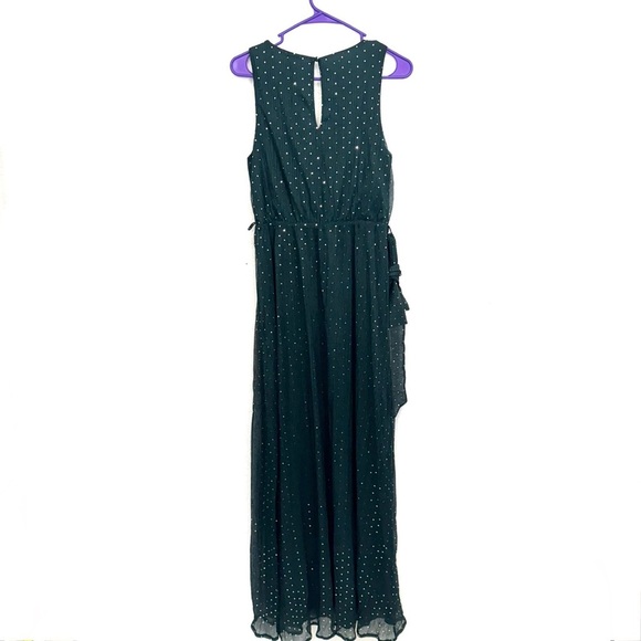 NEW Baltic Born Helen Sleeveless Sparkle Gown in Emerald Size Large - Picture 13 of 16